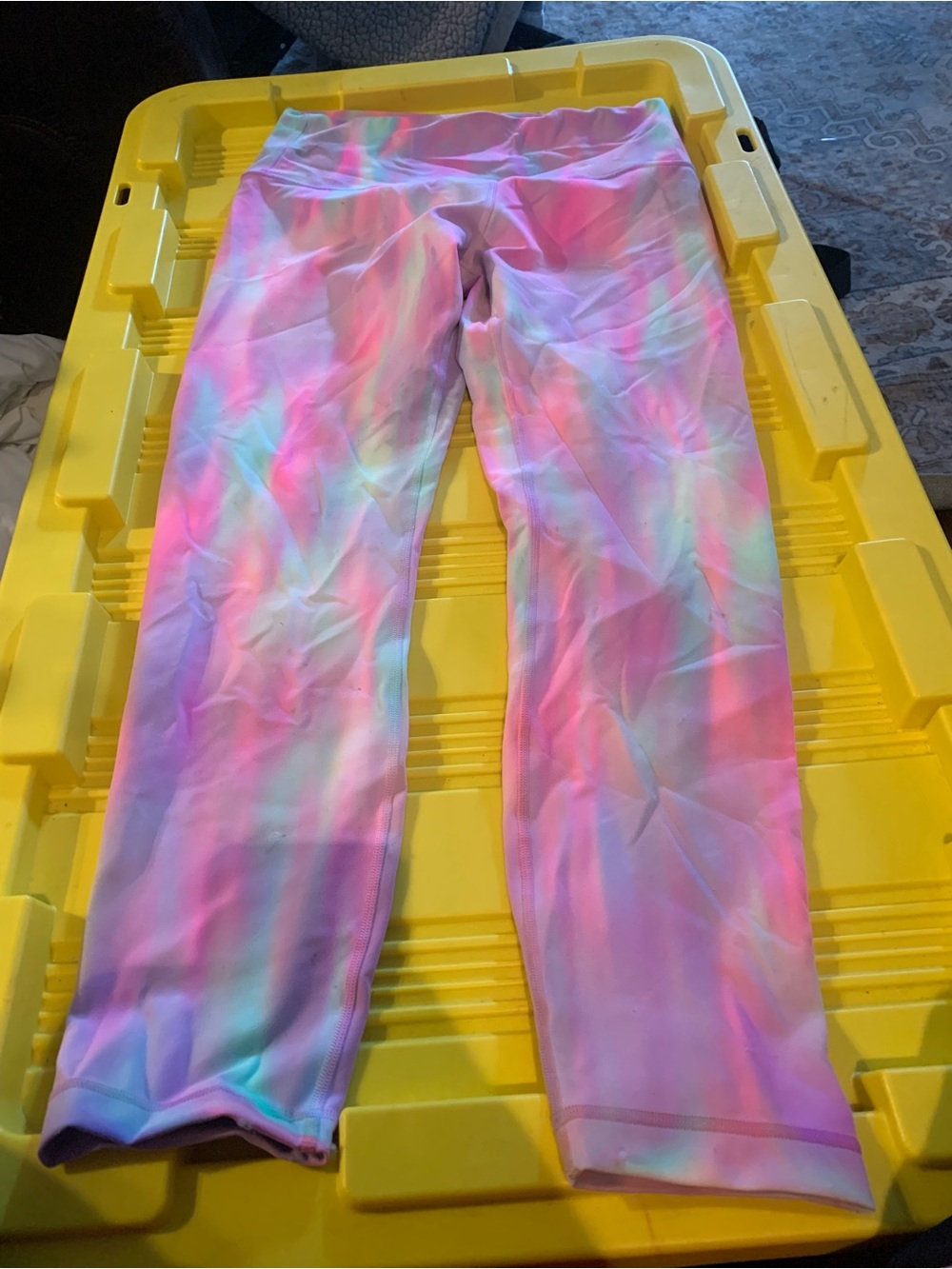 lululemon athletica Kids Pastel Tie-Dye Pajama Bottoms - Pink, Purple, Blue
